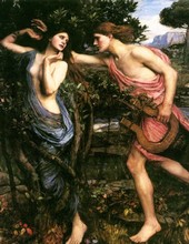 John William Waterhouse - Apollon et Daphne 1908