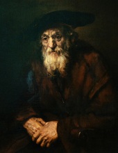 Rembrandt - Portrait d'un vieux juif
