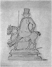 William Makepeace Thackeray - Self Caricature