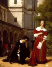 Adrienne Grandpierre-Deverzy - Christine de Suède et Gian Rinaldo Monaldeschi à Fontainebleau
