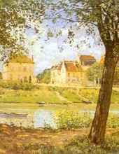 Alfred Sisley - Villeneuve la Garenne sur Seine