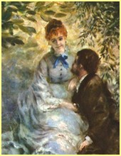 Pierre-Auguste Renoir - Les Amoureux (1875)