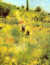 Auguste Renoir - Chemin montant - émile verhaeren