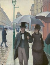 Gustave Caillebotte - Une rue de Paris, un jour de pluie
