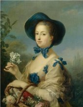 Carle Vanloo - La Marquise de Pompadour en jardinière