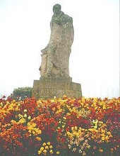 Statue de Chateaubriand à Saint-Malo