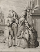 Claude-Louis Desrais - Voltaire couronné par la France