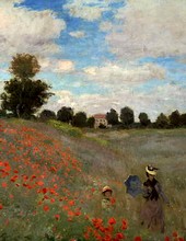 Claude Monet - Les Coquelicots à Argenteuil