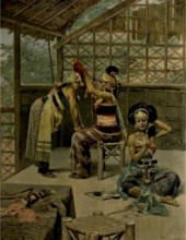 Danseuses du Kampong javanais lors de l'Exposition universelle de 1889