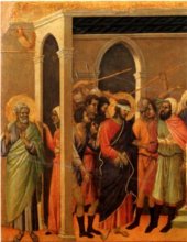 Duccio di Buoninsegna - Le Christ frappé