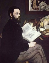 Emile Zola par Edouard Manet