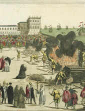 Exécution des criminels condamnés par l'Inquisition (1760)