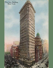 Flat Iron Building New York (1912)
