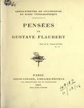 Flaubert Pensees