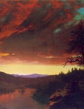 Frederic Edwin Church - Twilight in the wilderness