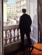 Gustave Caillebotte - Jeune homme à la fenêtre - émile zola