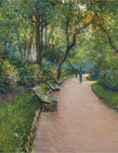 Gustave Caillebotte - Le Parc Monceau (1877)