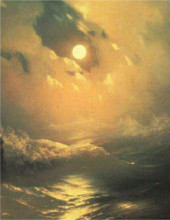 Ivan Aivazovsky - Tempête en mer, la nuit