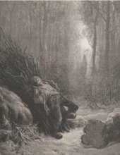 Jean de La Fontaine - La Mort et le Bûcheron, illustration de Gustave Doré