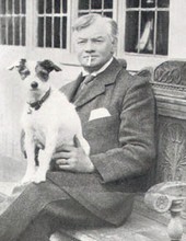 Jerome K. Jerome avec son chien