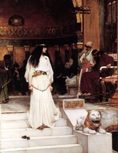 John William Waterhouse - Mariamne Leaving the Judgement Seat of Herod (1887)