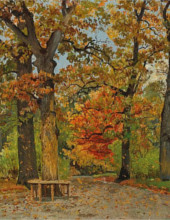 Karl Buchholz - Parc en automne