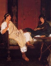 Lawrence Alma Tadema - Tibulle chez Délie (1866)
