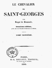 Le Chevalier de Saint-Georges