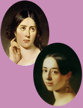 Les Sœurs Garcia : Maria Malibran (à gauche) et Pauline Garcia (à droite)