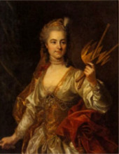 Louis Michel van Loo - Portrait de Françoise Laurette de Malboissière