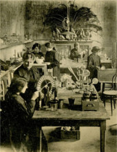 Lycée de jeunes filles d'Aix-en-Provence, laboratoire (190?)