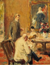 Max Liebermann - La Famille de l'artiste (192?)
