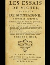 Michel de Montaigne - Essais Livre 3