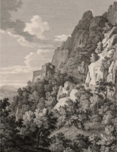 Vue de la grotte de la Vierge de Montserrat