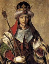 Pedro Berruguete - Le Roi Salomon (ca. 1500)
