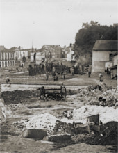Ruines de Suippes (Marne), 1915