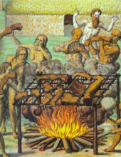 Theodor de Bry - Cannibalisme