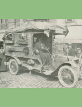 Une roulotte automobile en 1912
