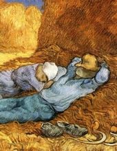 Vincent van Gogh - Le Repos des paysans - hésiode, épiméthée