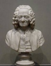 Jean-Antoine Houdon - Buste de Voltaire avec perruque (1778) rit