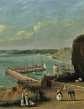 Vue du port de Saint-Hélier