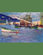 Wassily Kandinsky - Rapallo en 1905