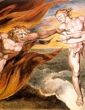 William Blake - Anges bons et maléfiques (1794)
