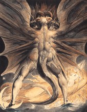 William Blake - Dragon rouge