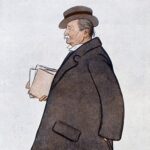 Adrien Barrère - Portrait dessiné de Georges Courteline (1922)