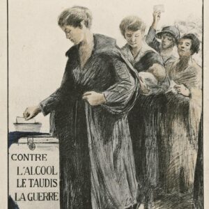 Affiche de l'Union française pour le suffrage des femmes, 1909