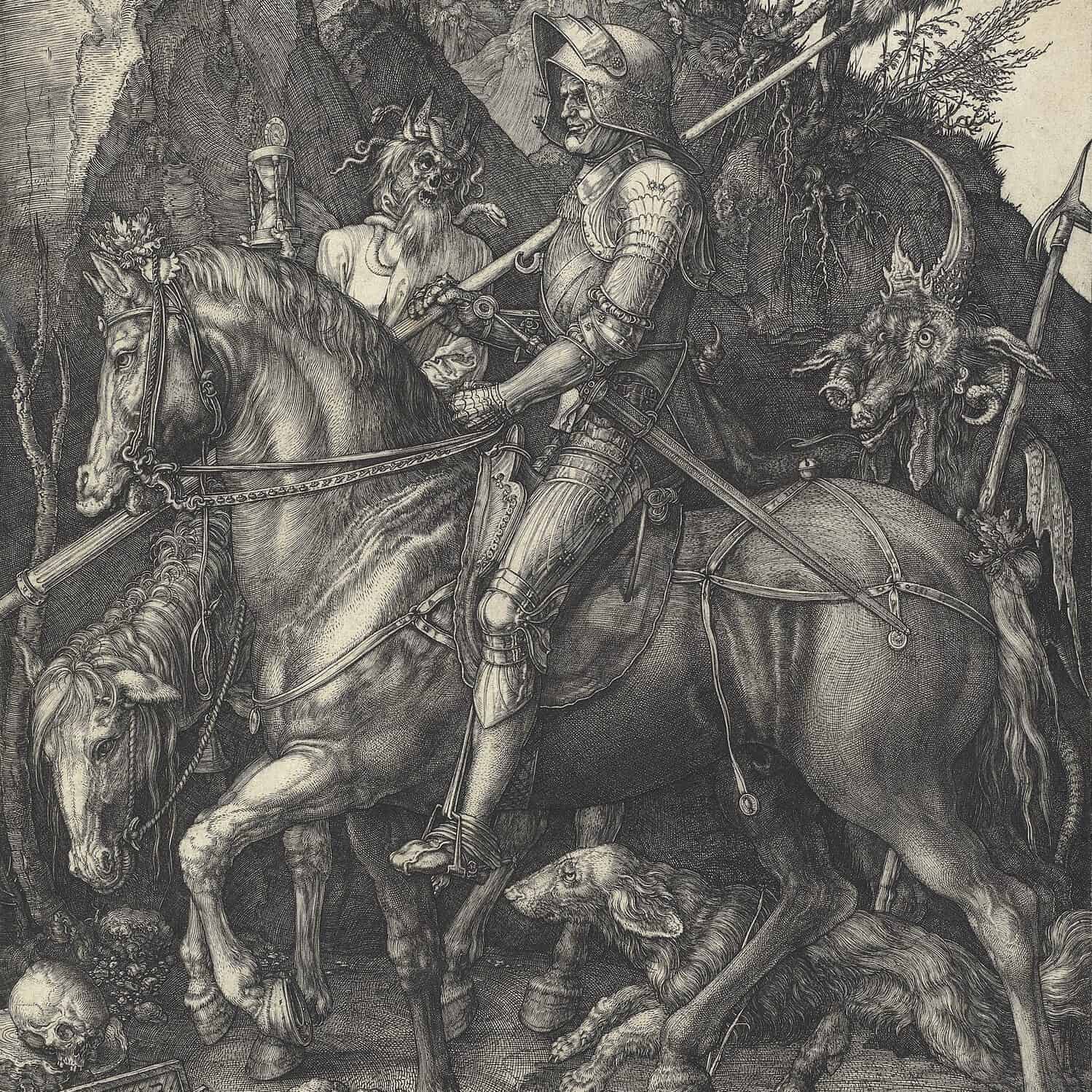 Albrecht Dürer, Le Chevalier, la Mort et le Diable (1513)