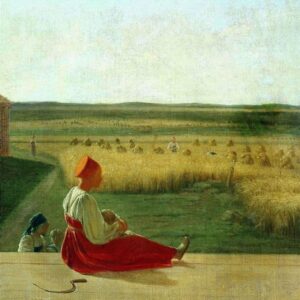 Alexey Venetsianov - In the Harvest Field. Summer (1820s)