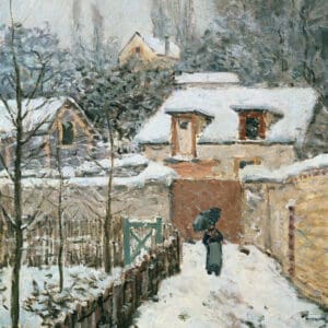 Alfred Sisley, La neige à Louveciennes