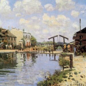 Alfred Sisley - Le Canal Saint Martin (1872)